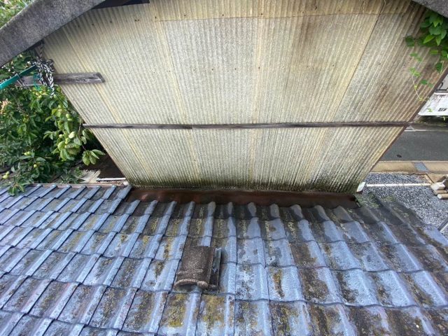 福岡市南区で調査した瓦屋根