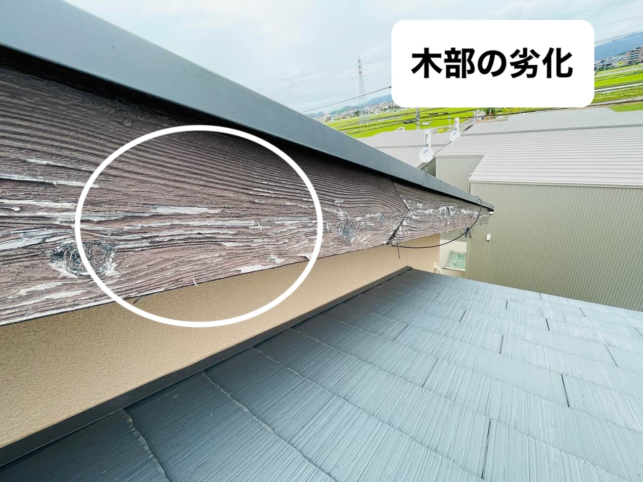 糸島市物件の雨漏り調査、木部の腐食