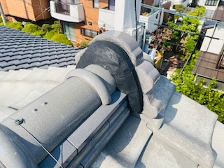 瓦屋根漆喰工事