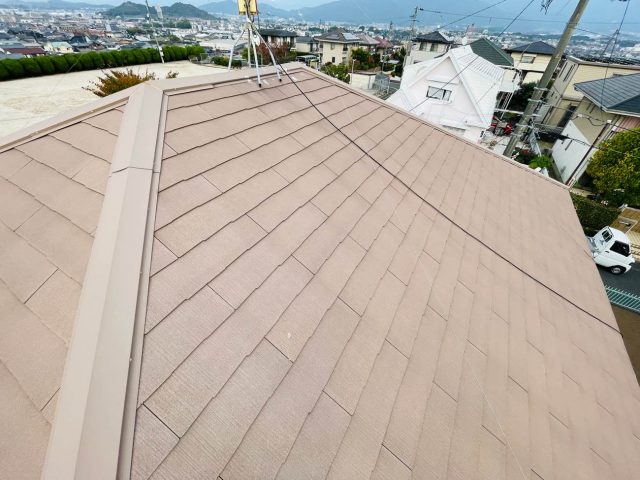 志免町で色褪せが見つかったスレート屋根