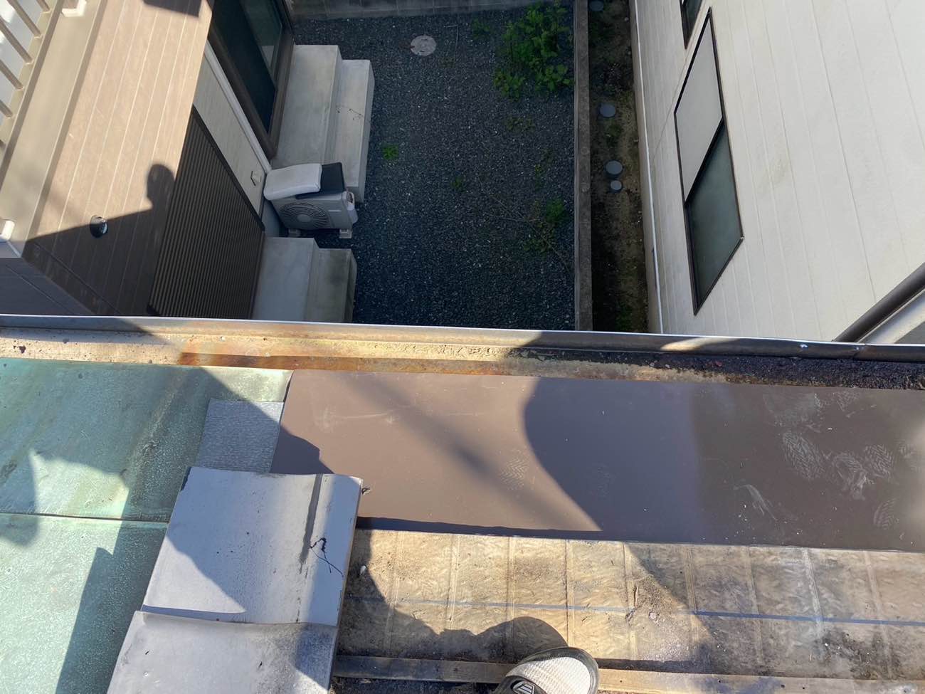 福岡市早良区の屋根葺き直し工事、瓦の復旧