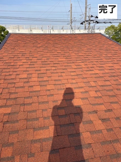 福岡市東区の屋根調査、カラーベスト屋根