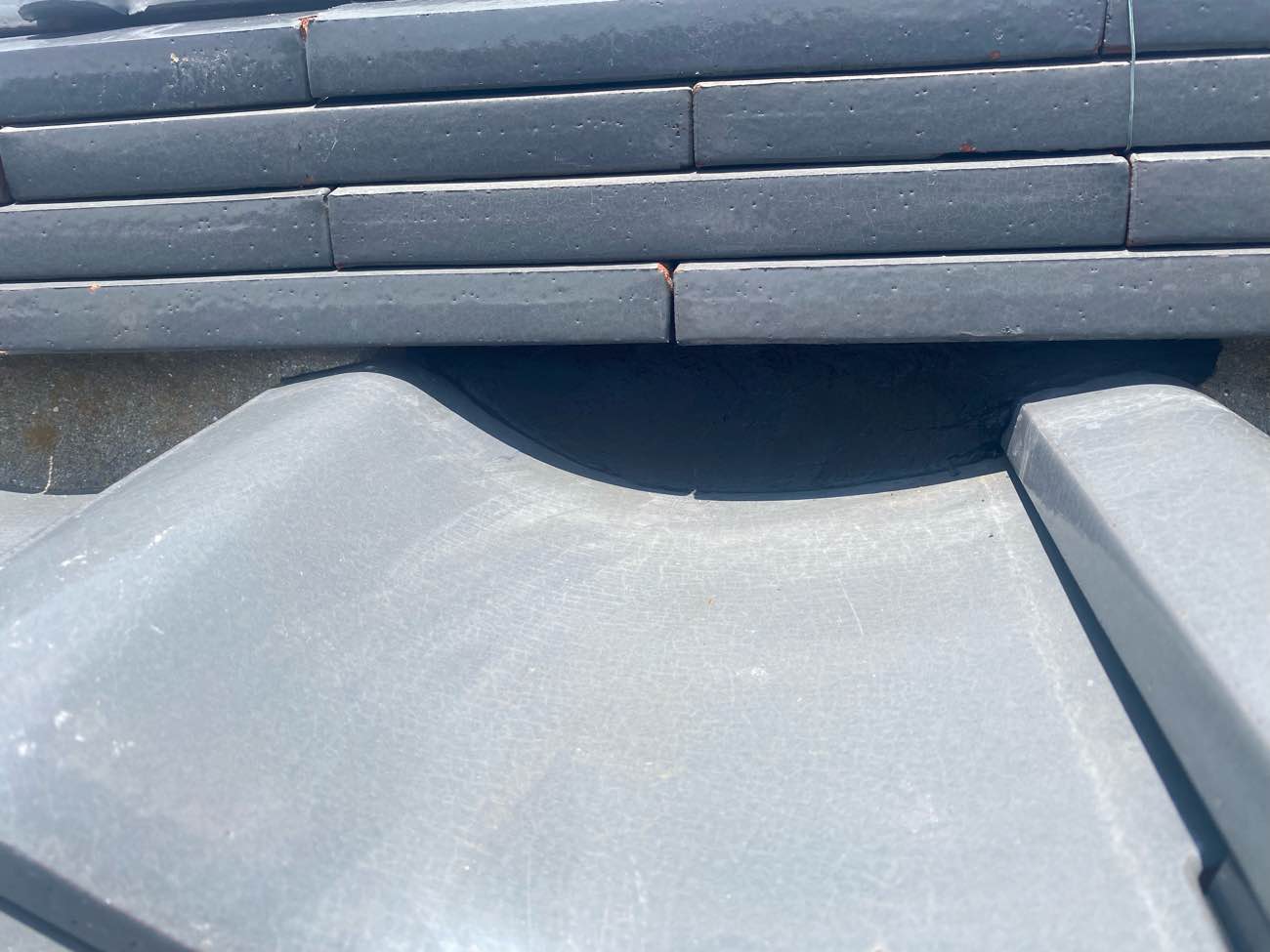 春日市物件、谷板金交換工事