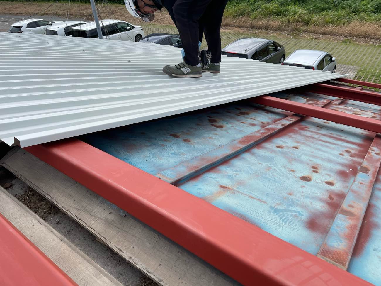 カバールーフ取り付け