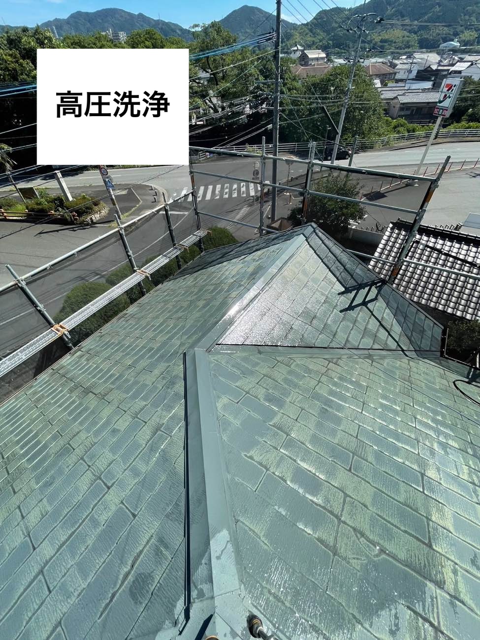 防水シート施工