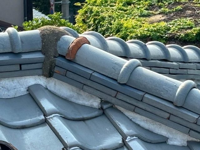 福岡市中央区の漆喰の劣化