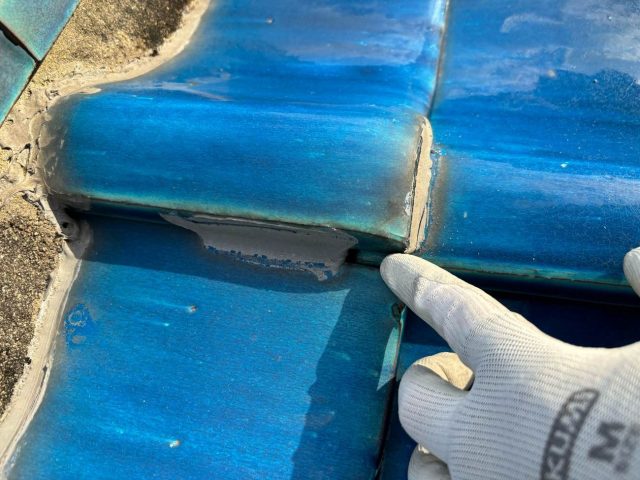 福岡市博多区の屋根瓦の不具合