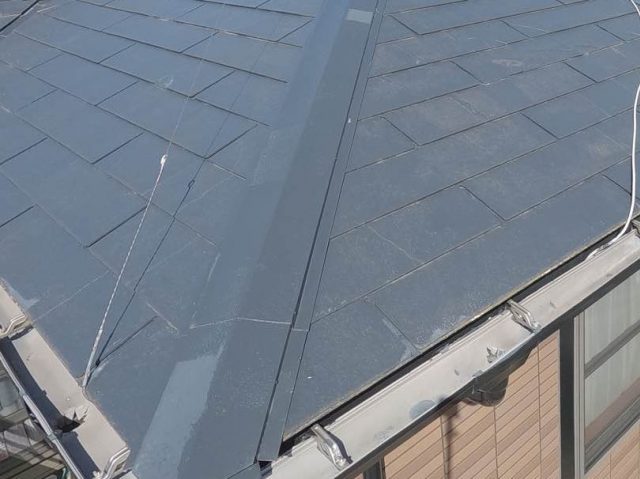 志免町の棟板金の老朽化