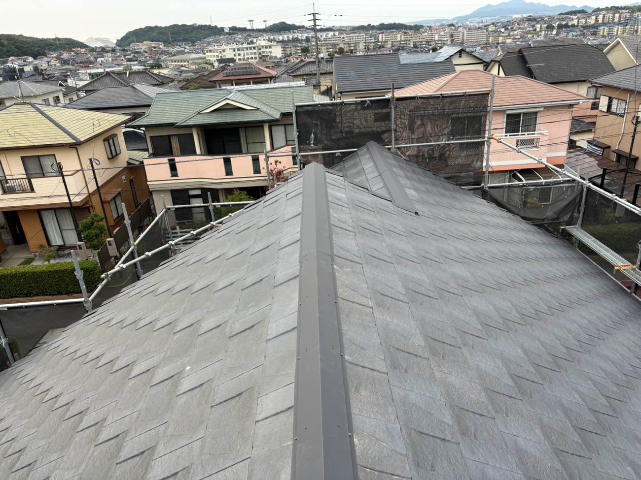 福岡市屋根葺き替え工事の施工事例