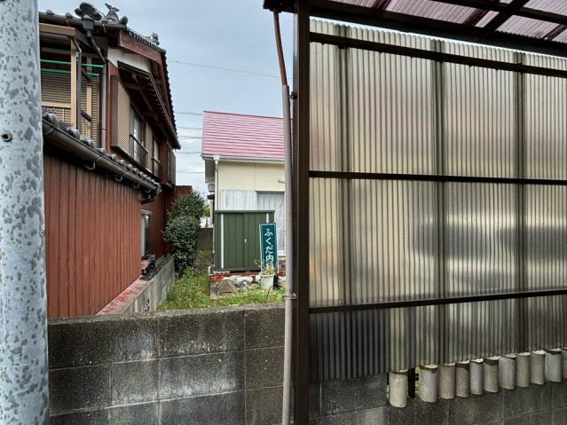 須恵町のカーポートの雨樋