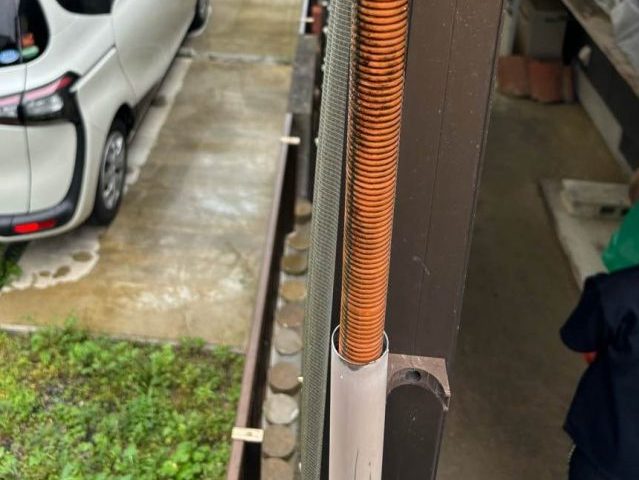 須恵町で漏水の可能性がある雨樋