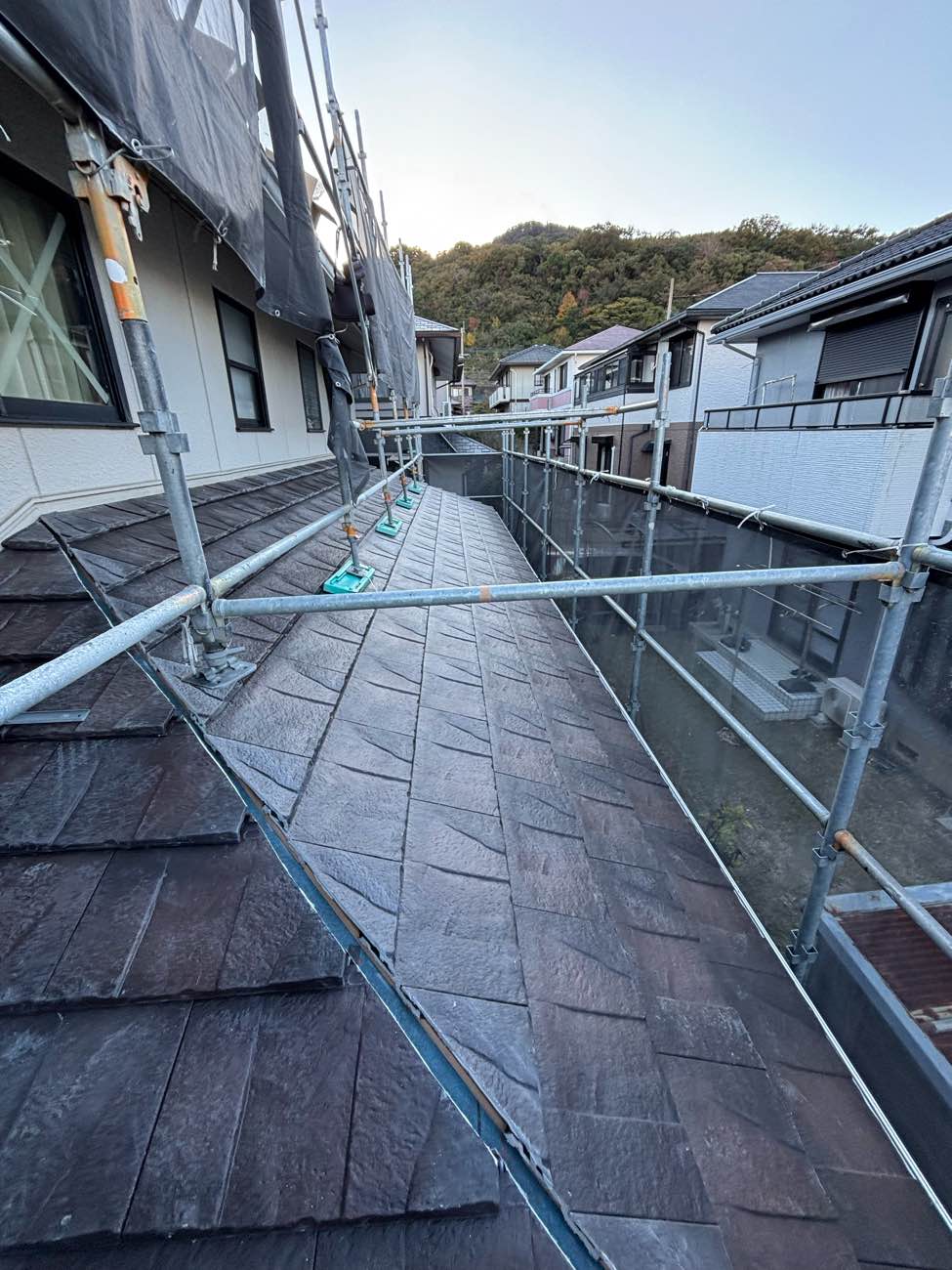 福岡市西区で行った屋根工事工事完了
