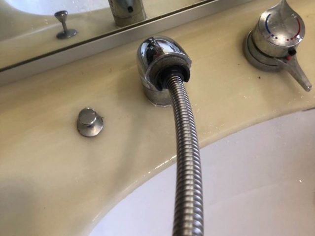 福岡市中央区のジャバラ水栓の修理後