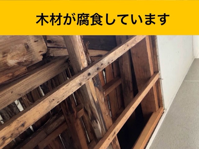 軒天井の腐食