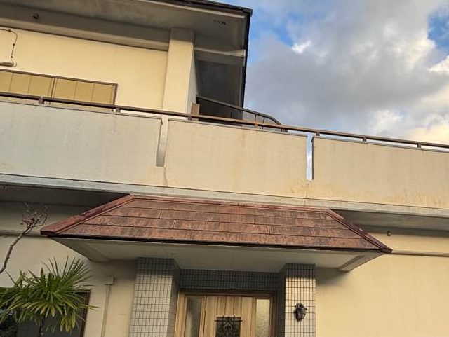 福岡市西区の色褪せたスレート