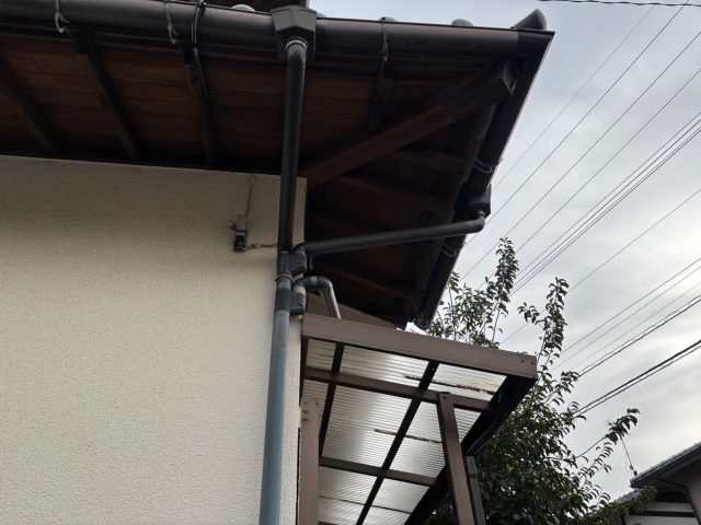 那珂川市の雨漏り調査で点検した軒