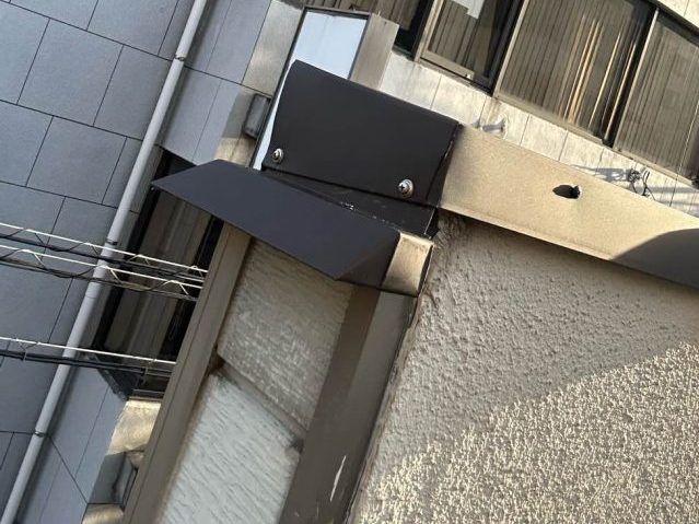 福岡市博多区で調査した店舗兼自宅の屋根のパラペット