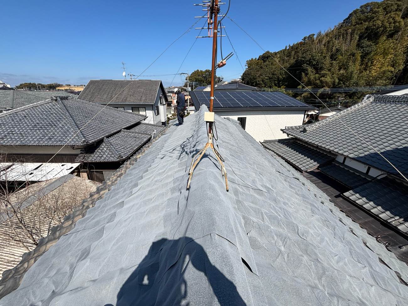 福岡県東区、瓦屋根、修理、雨漏り、街の屋根やさん福岡西店