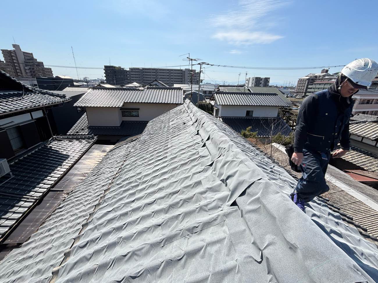 福岡県東区、瓦屋根、修理、雨漏り、街の屋根やさん福岡西店