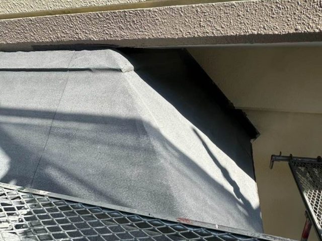 福岡市西区のすき間なく敷かれたルーフィング