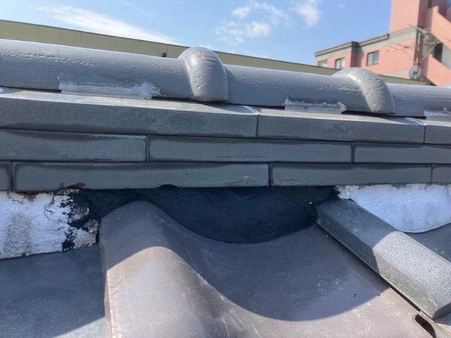 福岡市東区の雨漏り工事、漆喰工事