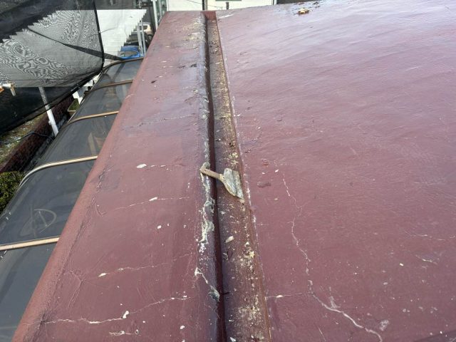 筑紫野市の劣化が進行した金属屋根