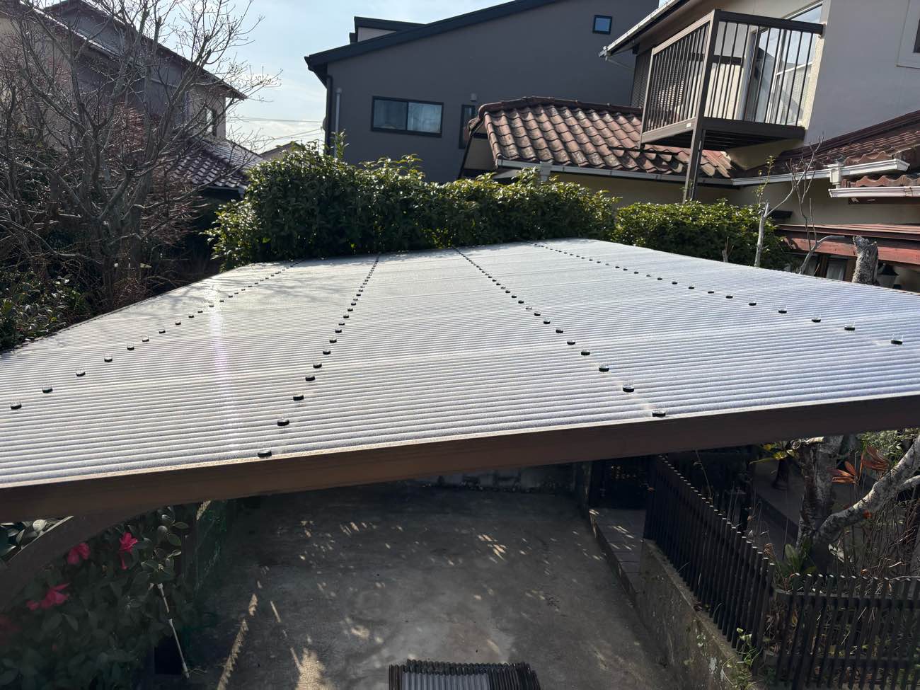 太宰府市のカーポートの修理