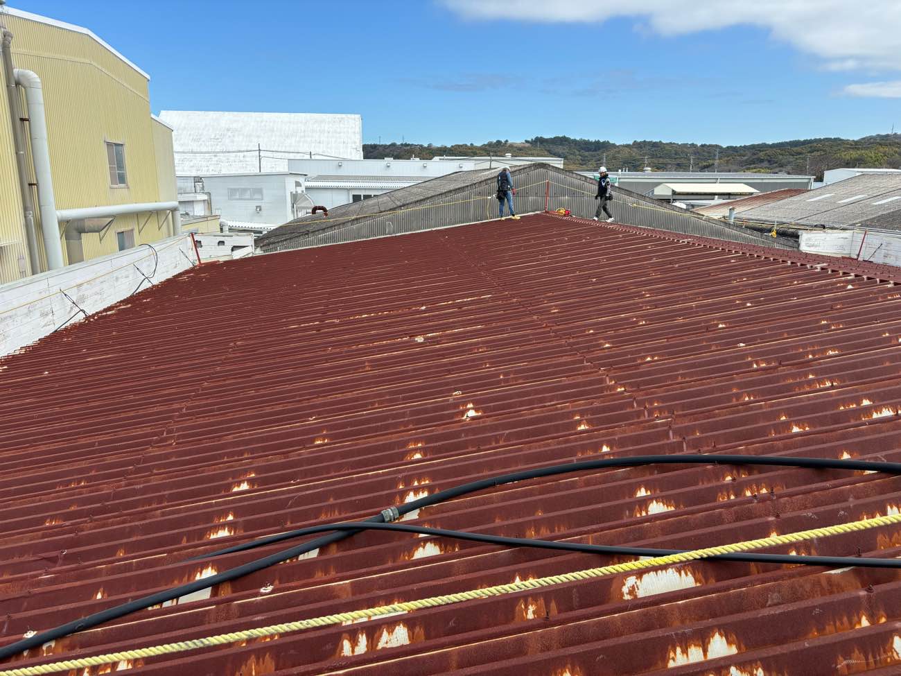 工場屋根調査
