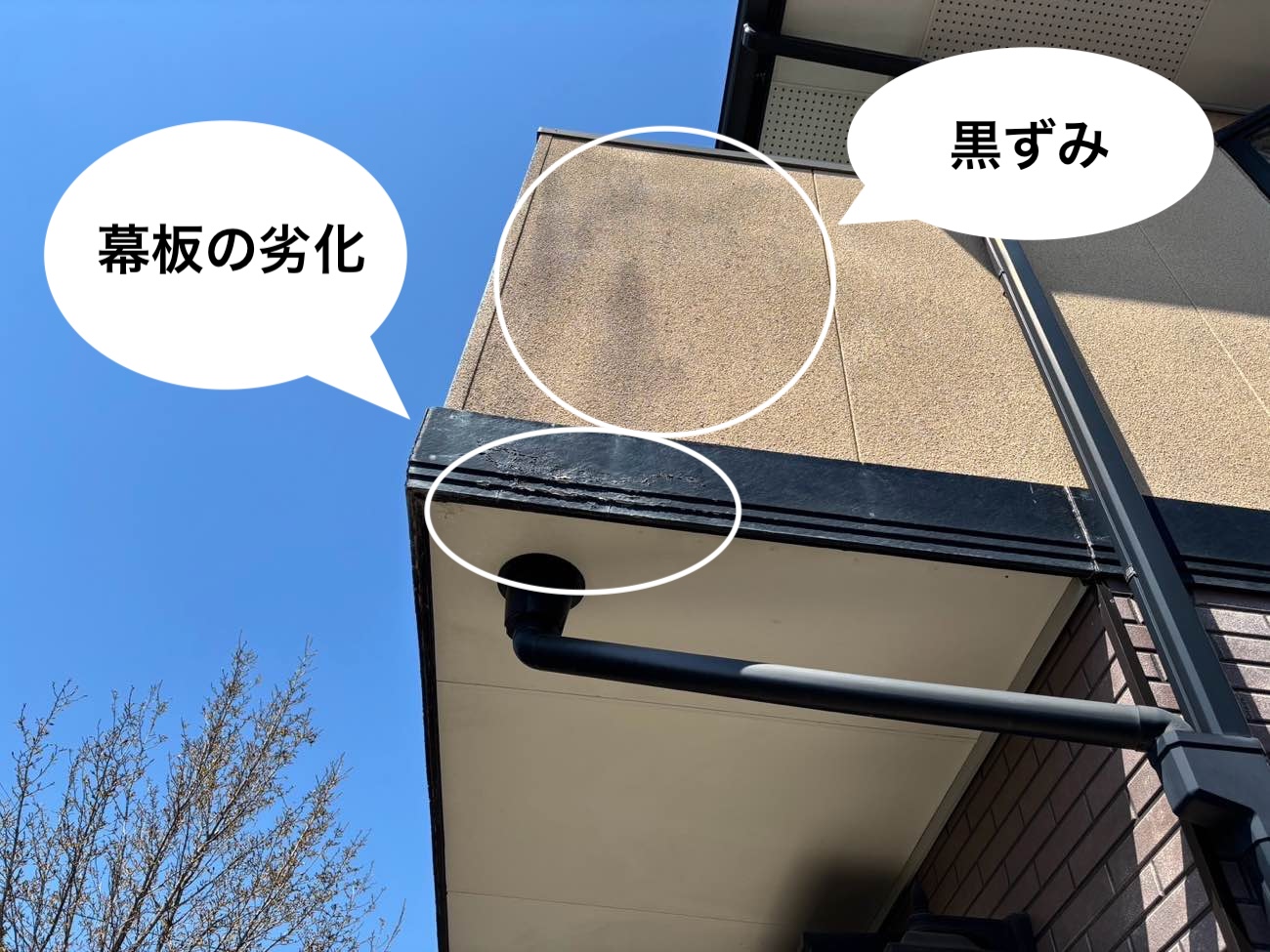 外壁の色褪せ、劣化