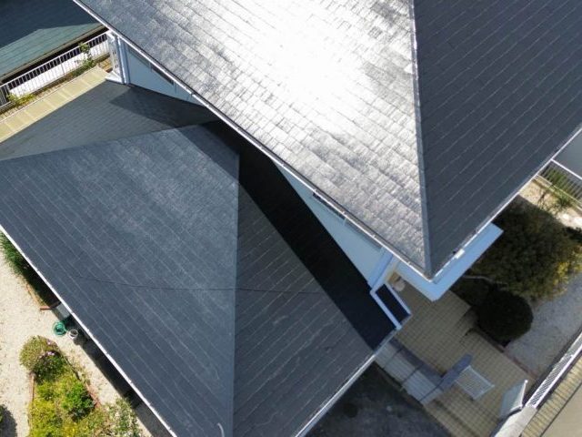 福岡市東区の1年半前に塗装したばかりの屋根