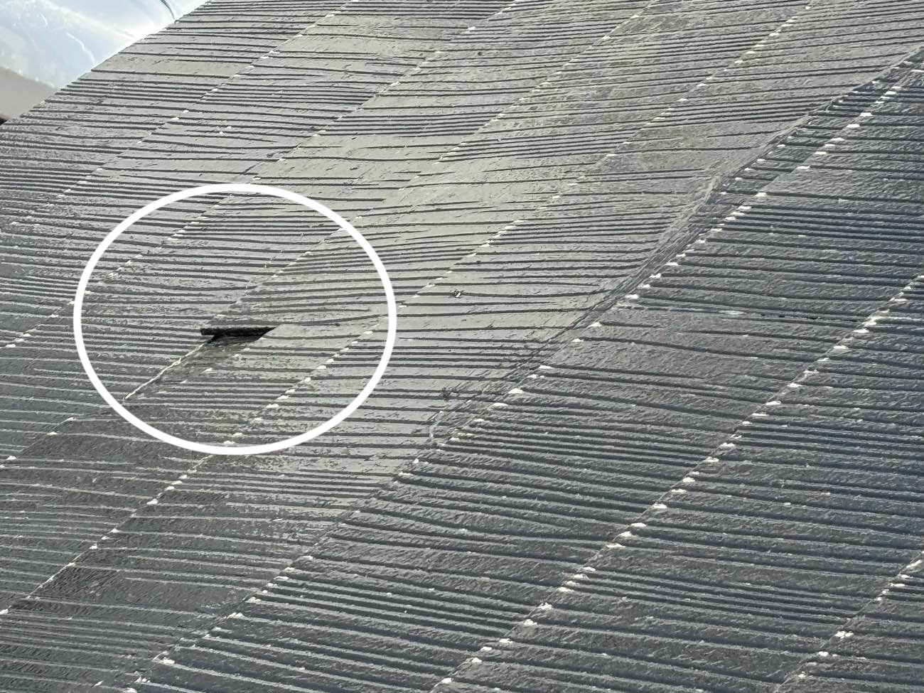 糟屋郡新宮町の屋根調査、屋根のかけ