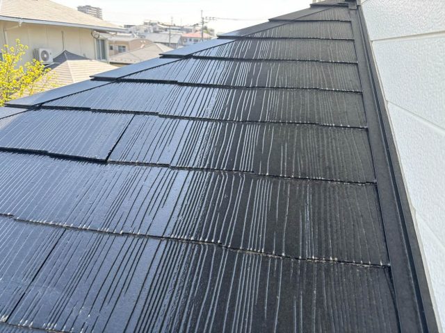 福岡市早良区の縁切り不足で雨漏りしたスレート
