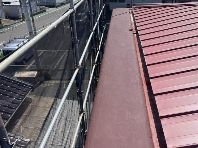 筑紫野市のウレタン防水施工完了