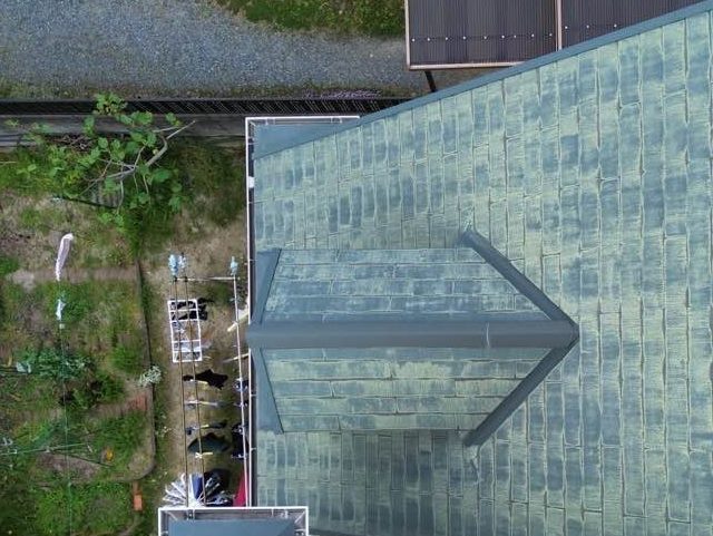 福岡市西区の劣化が確認されたドーマー部分の屋根