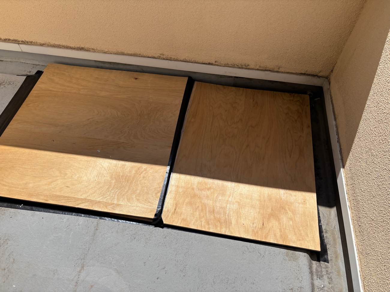 ベランダ雨漏り箇所