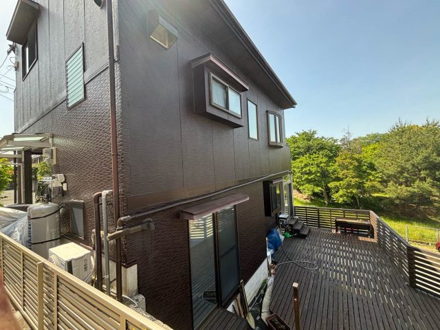 福岡市南区で外壁塗装を行う住宅