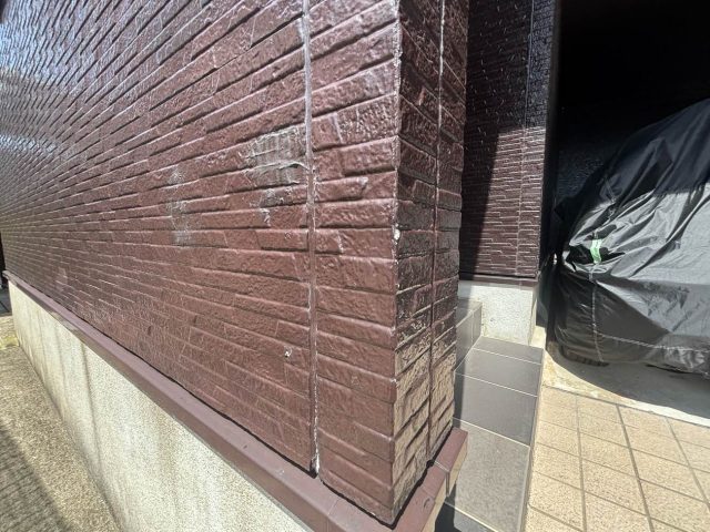 福岡市南区の外壁塗膜とシーリングの劣化