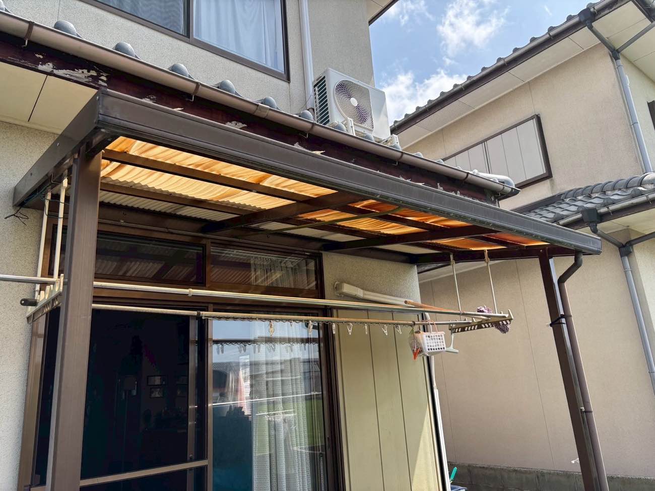 ベランダ屋根交換見積もり