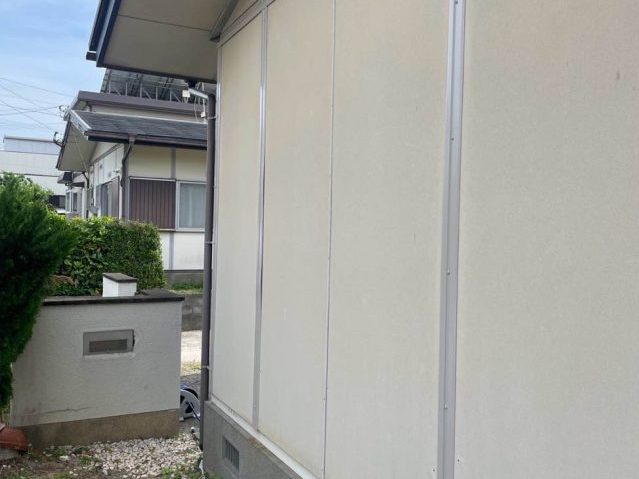 新宮町の塗装を終えた住宅外壁