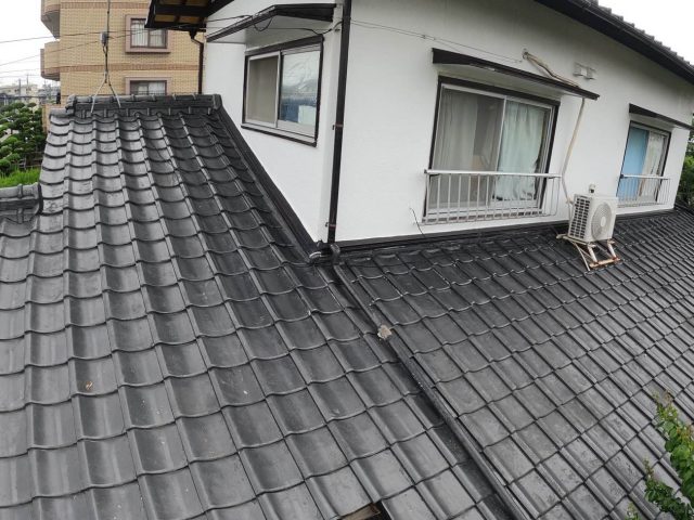 博多区で雨漏りした下屋