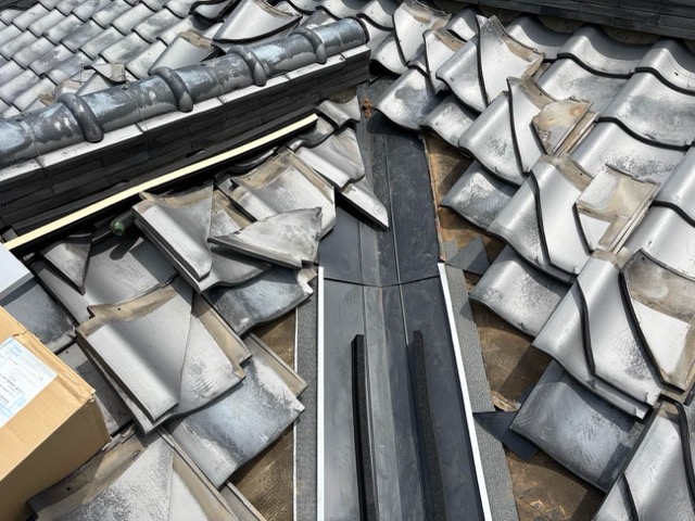 新規谷板金工事施工、福岡市早良区屋根工事