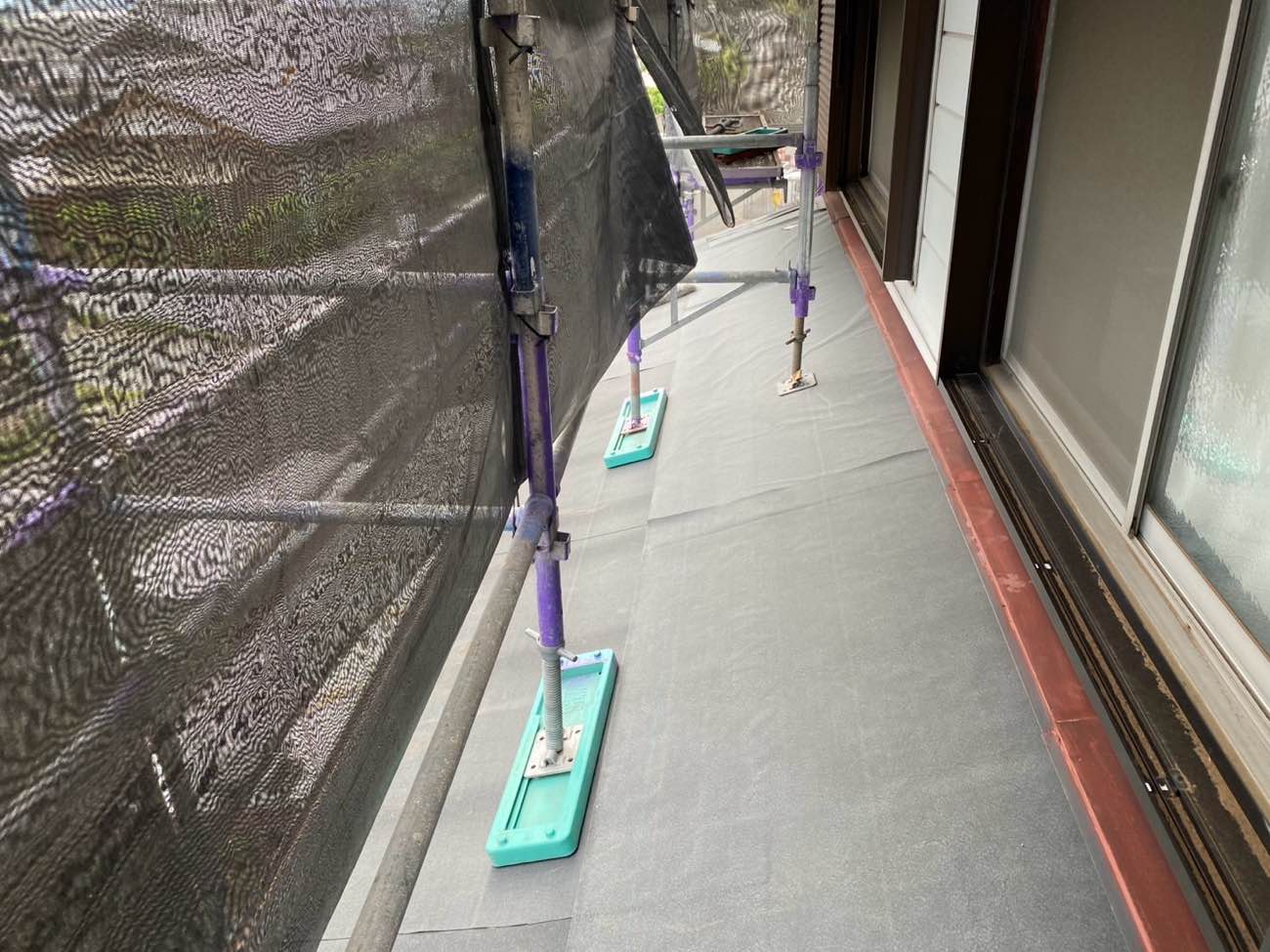 糸島市物件屋根葺き替え工事、セメント瓦