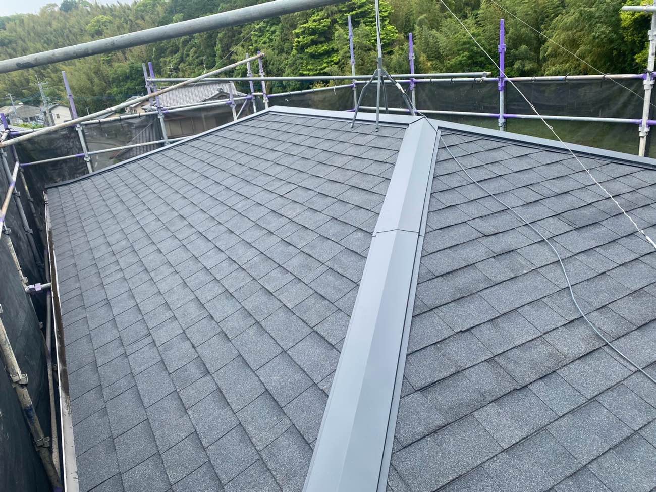 オークリッジスーパー施工、屋根葺き替え工事
