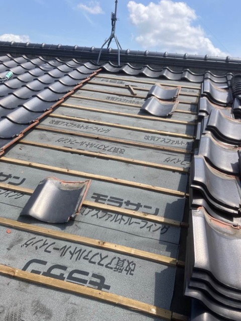 雨漏り工事、部分葺き直し工事