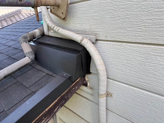 宇美町で壁際板金の設置