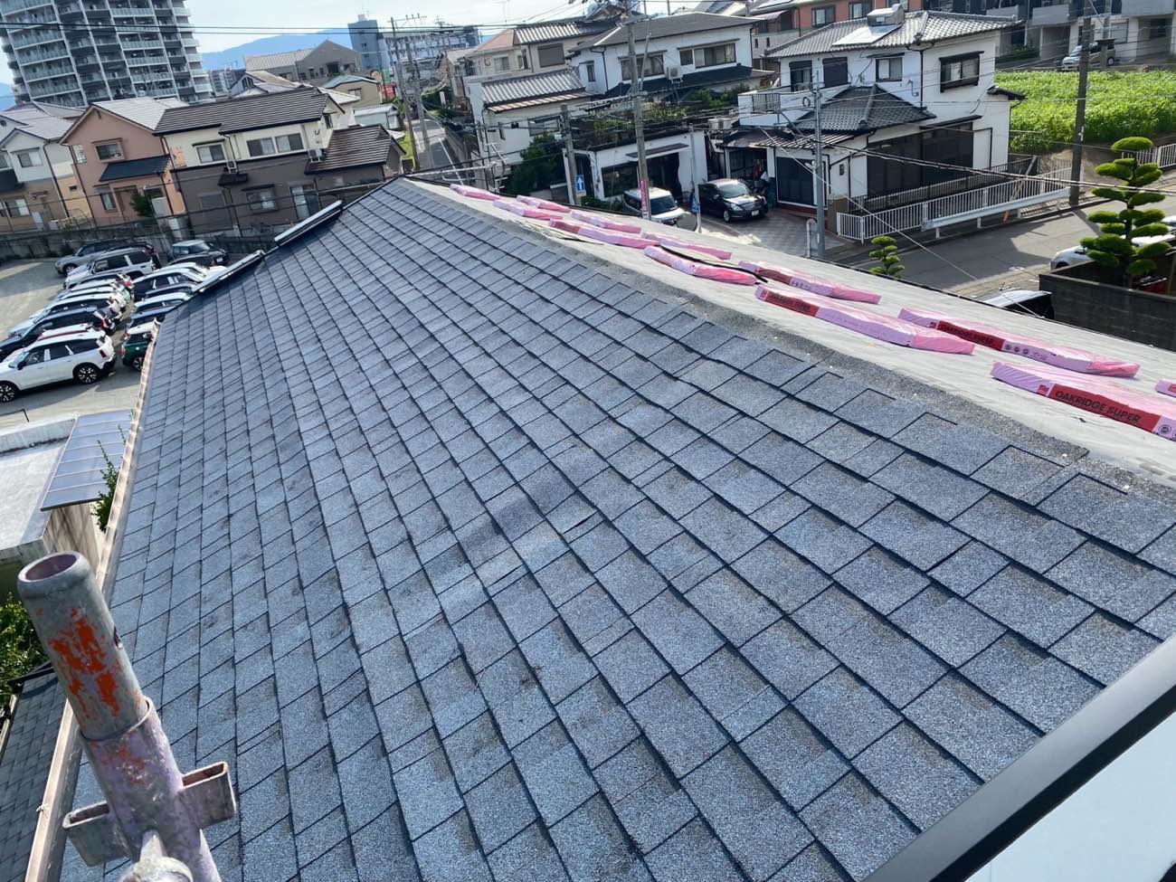 オークリッジスーパーによる屋根葺き替え工事