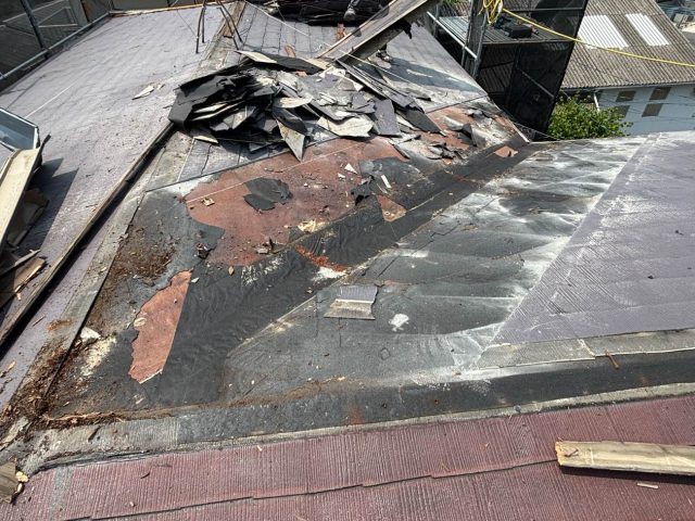 福岡市南区で屋根の下地補修