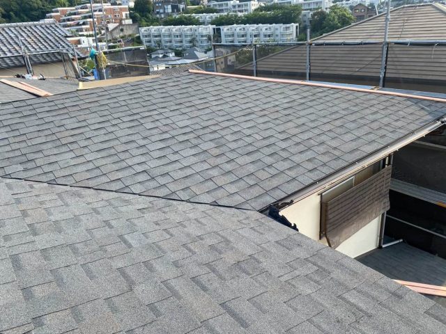 福岡市南区でオークリッジスーパーが設置された新しい屋根