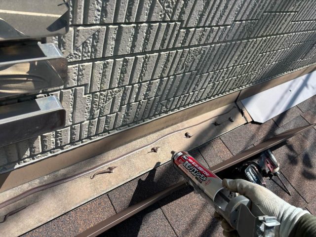 福岡市博多区の雨漏り板金修理