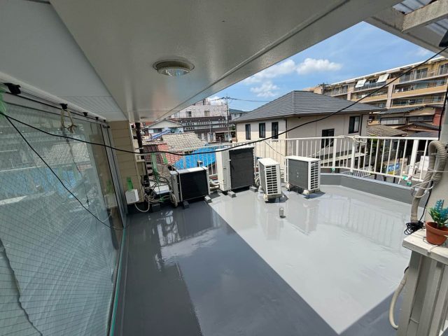 福岡市南区の屋上防水工事